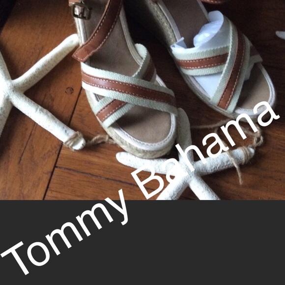 Tommy Bahama Shoes - Cotton/Leather Espadrille Tommy Bahama